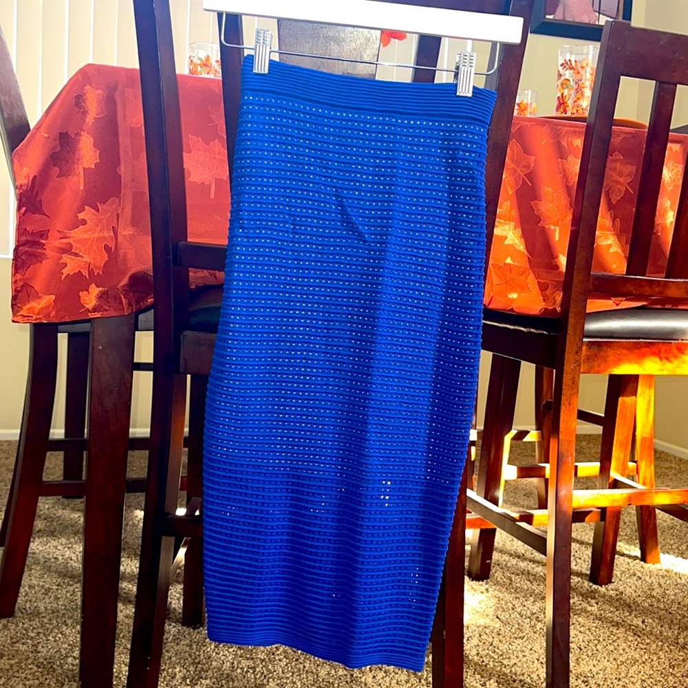 Blue skirt